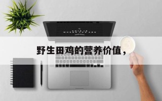野生田鸡的营养价值，