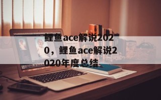 鲤鱼ace解说2020，鲤鱼ace解说2020年度总结