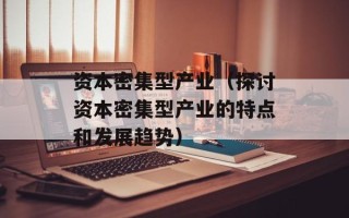 资本密集型产业（探讨资本密集型产业的特点和发展趋势）