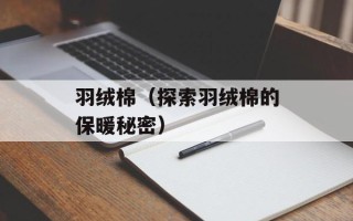 羽绒棉（探索羽绒棉的保暖秘密）