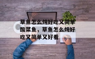 草鱼怎么炖好吃又简单酸菜鱼，草鱼怎么炖好吃又简单又好看