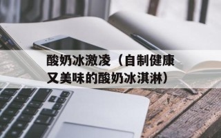 酸奶冰激凌（自制健康又美味的酸奶冰淇淋）