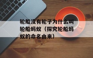 轮船没有轮子为什么叫轮船蚂蚁（探究轮船蚂蚁的命名由来）