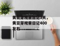 黄豆芽观察日记3天，黄豆芽观察日记400左右