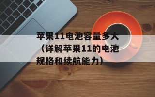苹果11电池容量多大（详解苹果11的电池规格和续航能力）