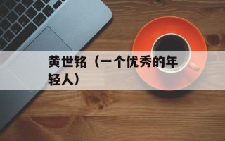 黄世铭（一个优秀的年轻人）
