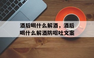 酒后喝什么解酒，酒后喝什么解酒防呕吐文案