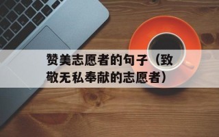 赞美志愿者的句子（致敬无私奉献的志愿者）