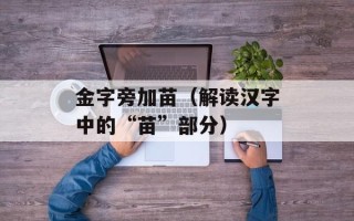 金字旁加苗（解读汉字中的“苗”部分）