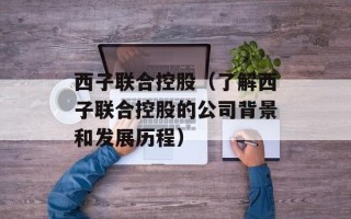 西子联合控股（了解西子联合控股的公司背景和发展历程）