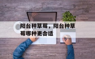 阳台种草莓，阳台种草莓哪种更合适