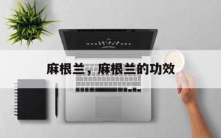 麻根兰，麻根兰的功效