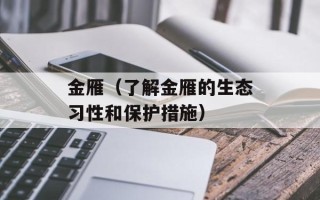 金雁（了解金雁的生态习性和保护措施）