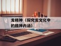 龙精神（探究龙文化中的精神内涵）