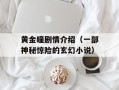 黄金瞳剧情介绍（一部神秘惊险的玄幻小说）
