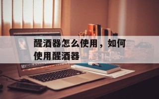 醒酒器怎么使用，如何使用醒酒器