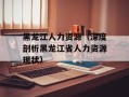 黑龙江人力资源（深度剖析黑龙江省人力资源现状）