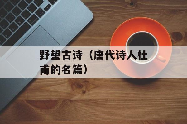 野望古诗（唐代诗人杜甫的名篇）-第1张图片-